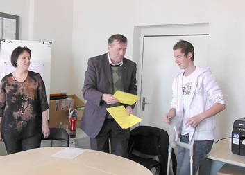 Ukončení rekvalifikačního programu Základy obsluhy osobního počítače v Chebu