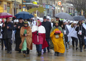 Zahájení Tříkrálové sbírky v Karlových Varech
