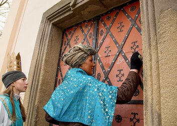 Průvod Tří králů v Touškově