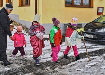 Tříkrálová sbírka v Domažlicích