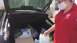 Poděkování velkým dárcům ochranných prostředků