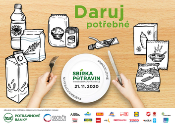 Podzimní Sbírka potravin bude 21. listopadu, potravinové banky volají SOS