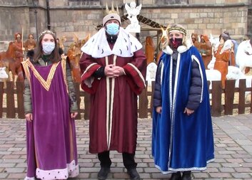 Předvánoční pozdravení Tří králů z Diecézní charity Plzeň