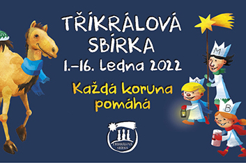 1.–16. ledna proběhne 22. ročník Tříkrálové sbírky. Noví koledníci jsou vítaní.