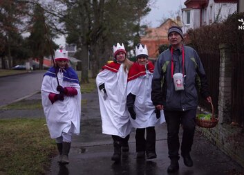 Tříkrálové koledování v Plzni – reportáž TV Noe