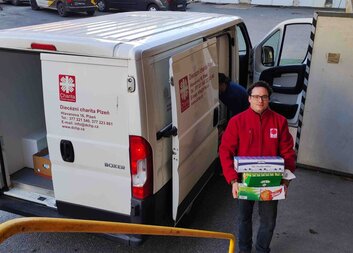 Zásobujeme Krajské asistenční centrum pomoci Ukrajincům (KACPU)