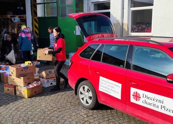 Víkendová humanitární pomoc pro ukrajinské uprchlíky