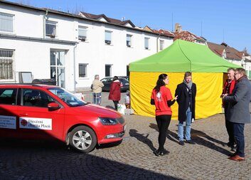 Vedení města Plzně jsme představili systém humanitární pomoci ukrajinským uprchlíkům