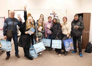 Za vánoční dar děkujeme firmě Stock Plzeň-Božkov