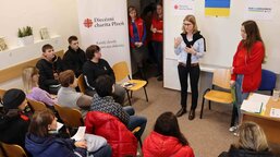 Rok od invaze na Ukrajinu jsme v Komunitním centru uspořádali setkání s uprchlíky