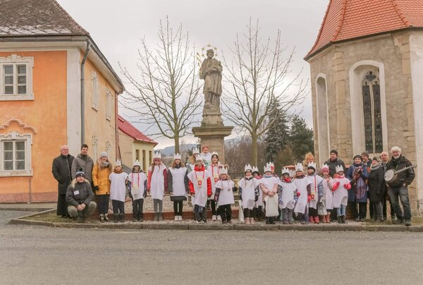 Z koledování v Poběžovicích v r. 2024