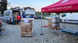 Diecézní charita Plzeň vyhlašuje sbírku materiální pomoci pro lidi zasažené povodněmi