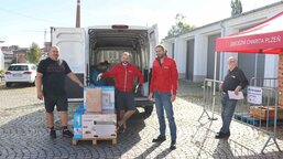 Děkujeme společnostem DS engineering PLUS a HDB TRANS za materiální podporu pro povodňové oblasti