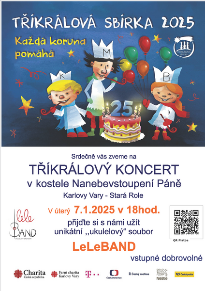 KV-Tříkrálový koncert 7-1-2025 kostel Stará Role LeLeBand