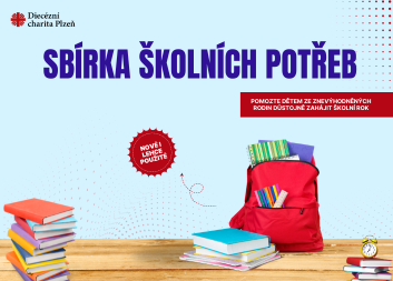 Vyhlašujeme sbírku školních potřeb!