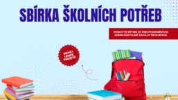 Vyhlašujeme sbírku školních potřeb!