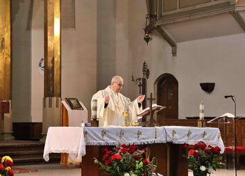Biskup František sloužil mši za nadcházející Tříkrálovou sbírku